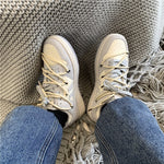 2023 Lover's Ulzzang Retro Color Canvas Shoes Girl Boy Skateborad Shoes Lace Up Low 36-44 Unisex Woman Man Shoes
