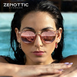 ZENOTTIC Ultralight Polarized Sunglasses Women Vintage Round UV400 Driving Shades Female Coating Sun Glasses Gafas De Sol
