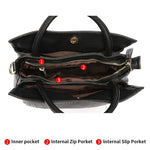 Luxury Top Layer Leather Handbags Minimalism Soft Calfskin Casual Tote Bag Fashion Women ladies handbag