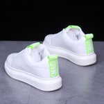 New Fashion Unisex Top Quality Black White Green Sneakers Breathable Women Men Skateboarding Shoes Size 35-44