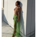 Neo Boho Mesh Midi Skirt