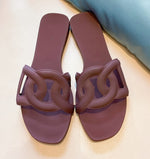 Sexy Open Toe Woman Sandal Summer Cutouts Flat Shoes Beach Wearing Shoes Slides Red Black Green Blue