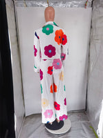 INS Fashion Floral Print Tracksuit Women Two 2 Piece Set Outfits Autumn Clothing Shirt Top and Pants Suits Streetwear Woman Sets