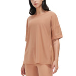 NCLAGEN Women Short Sleeve Sports T-shirt Mesh Breathable Quick Drying Summer Loose Leisure Fitness Top GYM Running Yoga Blouse