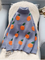 Women's Clothing 2023 New In Korean Fashion Autumn Winter O-neck Ladies Sweaters Loose Tops Long Sleeved Knitwear Pullovers