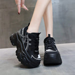 Women's Breathable Mesh Sports Sneakers Platform Non Slip Running Shoes for Women 2023 Spring Autumn Casual Chunky Shoes Woman