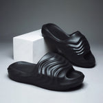 Women Cloud Slippers with Platform Soft Eva Outdoor  Summer Beach Shoes Unisex Thick Bottom Leisure Solid Cushion Couple Slides