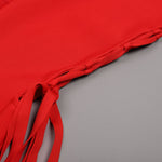 Scarlet Temptress One-Shoulder Mini Dress