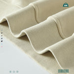 Heavy washing water plus fleece semi-turtleneck sweater