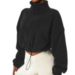 ChillCouture Fleece-Lined Crop Jacket