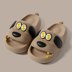 Cartoon Money Dog Outdoor Home Slippers Men Thick Soled Non Slip Slides Bathroom Indoor Summer Comfy Shoes Design Versatile