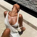 Maldives Temptation Crochet Maxi Dress