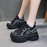 Women's Breathable Mesh Sports Sneakers Platform Non Slip Running Shoes for Women 2023 Spring Autumn Casual Chunky Shoes Woman