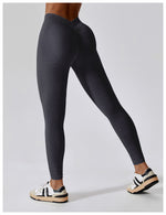 NCLAGEN Tights Hip Lifting Seamless Yoga Women's Elastic High Waist Fitness Outdoor Running Leggings Squat Proof Sports Pants