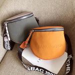 Women's Fashion Small Messenger Bags Lady Shouder Bag Bucket Bags Crossbody Tote Bag Females Handbag Semicircle Saddle