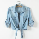 The Karl Classic Denim Canvas Collar Shirt