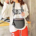 Women's Fashion Small Messenger Bags Lady Shouder Bag Bucket Bags Crossbody Tote Bag Females Handbag Semicircle Saddle