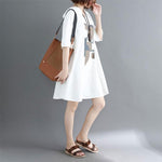 2023 Casual Geometric Printed Fashion Hooded Dresses Women's Clothing Loose Mori Girl Style Summer Spliced Straight Mini Dress