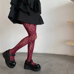 Sexy Women Pantyhose Hollow Out Mesh Fishnet Thigh High Stockings Tights Women Lingerie Hosiery Body Stockings Pantyhose Tights