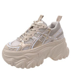 Women's Breathable Mesh Sports Sneakers Platform Non Slip Running Shoes for Women 2023 Spring Autumn Casual Chunky Shoes Woman