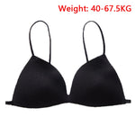Women's No Steel Ring Comfortable Invisible Strapless Bra Strapless Underwear Black/NUDE Bra For Women Женское Нижнее Белье여자속옷