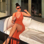 Maldives Temptation Crochet Maxi Dress