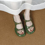 Women Slides Open Toe Thick Heel Slippers Women's Dress Flip Flops 2023 New Summer Rivet High Heel Fashion Sandals