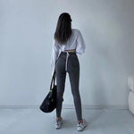 ILARES Jeans Woman Pants Pencil Denim Trousers High Waist Women's Jeans Korean Fashion 2022 Trend Aesthetic Streetwear Clothing