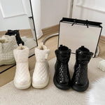 Ladies Snow Boots Women Winter 2023 New In Women's Shoes Plush Warm Waterproof Bot Fashion Casual Platform Boot Leather Fur