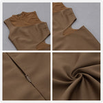 Sexy Hollow Out Bandages Dress 2022 New Women Sleeveless Bodycon Clothes Club Party Midi Dresses
