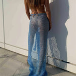 Neo Boho Mesh Midi Skirt