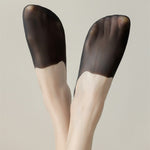 Silicone Anti-slip Invisible No Show Socks Summer Ultra-thin Breathable Sock Slippers Solid Color Ice Silk Low Cut Boat Socks