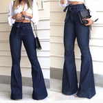 High waisted, buttocks up, flared pants, wide leg pants, jeans for women