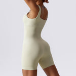 SculptFit Ribbed Seamless Yoga Bodysuit