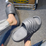 Women Cloud Slippers with Platform Soft Eva Outdoor  Summer Beach Shoes Unisex Thick Bottom Leisure Solid Cushion Couple Slides