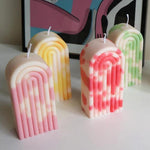 U-Shaped Arch Scented Candle Silicone Modls DIY Aromath Wax Mould Rainbow Bridge Candles Making Supplies Home Decor Handcraft