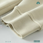 Heavy washing water plus fleece semi-turtleneck sweater