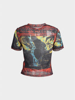FQLWL Summer Y2k Clothes Tops T-shirts Clothes For Women Clothing 2023 Streetwear One Pieces Graphic T Shirts Tees Tops Women