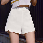 Popular S-5XL Solid Women Shorts High Waits Zipper Fly All-match Outwear Sexy Female Leisure Bottom Korean Style Young Lady Chic