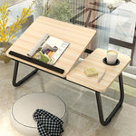 Folding Laptop Desk for Bed & Sofa Laptop Bed Tray Table Desk Portable Lap Desk for Study and Reading Bed Top Tray Table