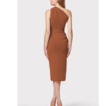 Sexy Orange High Waist Midi Skirt Sleeveless Solid Slanted Shoulder Women's  Fashion Elegant Evening Party Dresses Vestidos