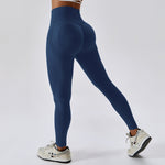 NCLAGEN Hip Lifting Seamless Fitness Yoga Pants High Waist Dry Fit Women's Tight Cycling Running Leggings Gym Training Trousers