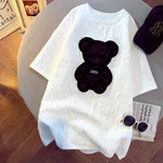 Harajuku Jacquard Bear Tee