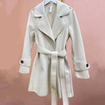 Winter Wool Coat Women Jacket Veste Femme Trench Ladies Woolen Long Coats Casual Blends Outerwear Woman Clothes Casaco Feminino