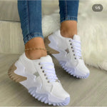 Women for Canvas Shoes Tennis Top Fashion Sneakers Women Shoes Lace Up Breathable Casual Running Shoes  Zapatillas De Mujer