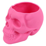 Skull Shaped Pen Pencil Holder Home Office Desk Makeup Supplies Office Organizer Accessory Prop
