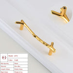 Vintage Tree Branch Furniture Handle Zinc Alloy Kitchen Cabinet Drawer Knob Wardrobe Cupboard Closet Door Pull Hardware Gold