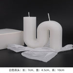 Wholesale Home decorative candle U-Shaped geometric scented candles Ins popular rainbow bridge room decor aroma candles decor