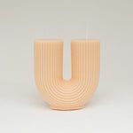 Wholesale Home decorative candle U-Shaped geometric scented candles Ins popular rainbow bridge room decor aroma candles decor