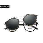 X3184  Ultem Vintage Round Eyeglasses Women Men Polarized Sunglasses Magnetic Clip On Glasses Optical Computer